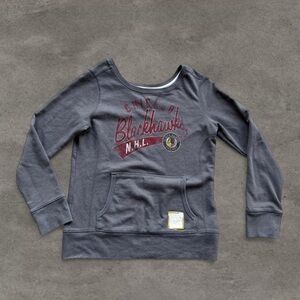 Gray Chicago Blackhawks NHL Sweatshirt